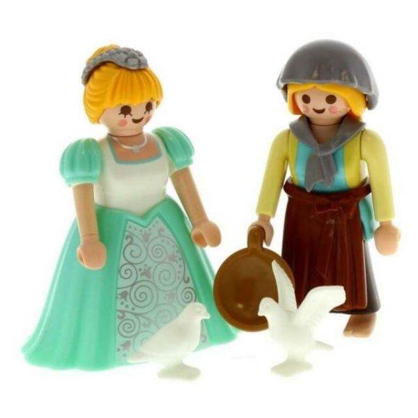 Playmobil Duo Pack - Niña Con Su Poni 71887, Incluye Vestidos Intercambiables Y Accesorios Para Juego De Imaginación