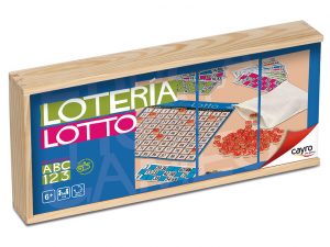 Juego Loteria 48 cartones caja madera (CAYRO) Carrusel Juguetes