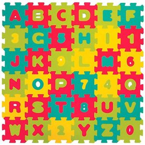 Alfombra Puzzle de Foam Letras y Números (LUDI)