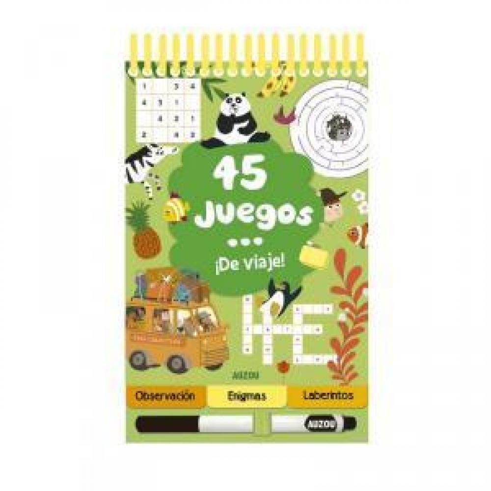 EAN_9782733850206-5 45 Juegos... ¡De Viaje! (AUZOU)