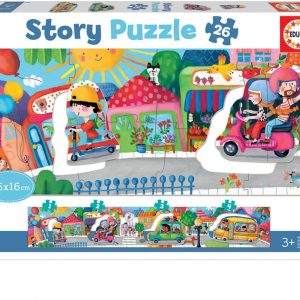Puzzle Vehículos en la Ciudad Story 26 Piezas (EDUCA)