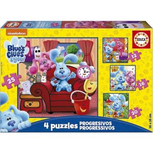 Puzzles Progresivos Las Pistas De Blue (EDUCA)